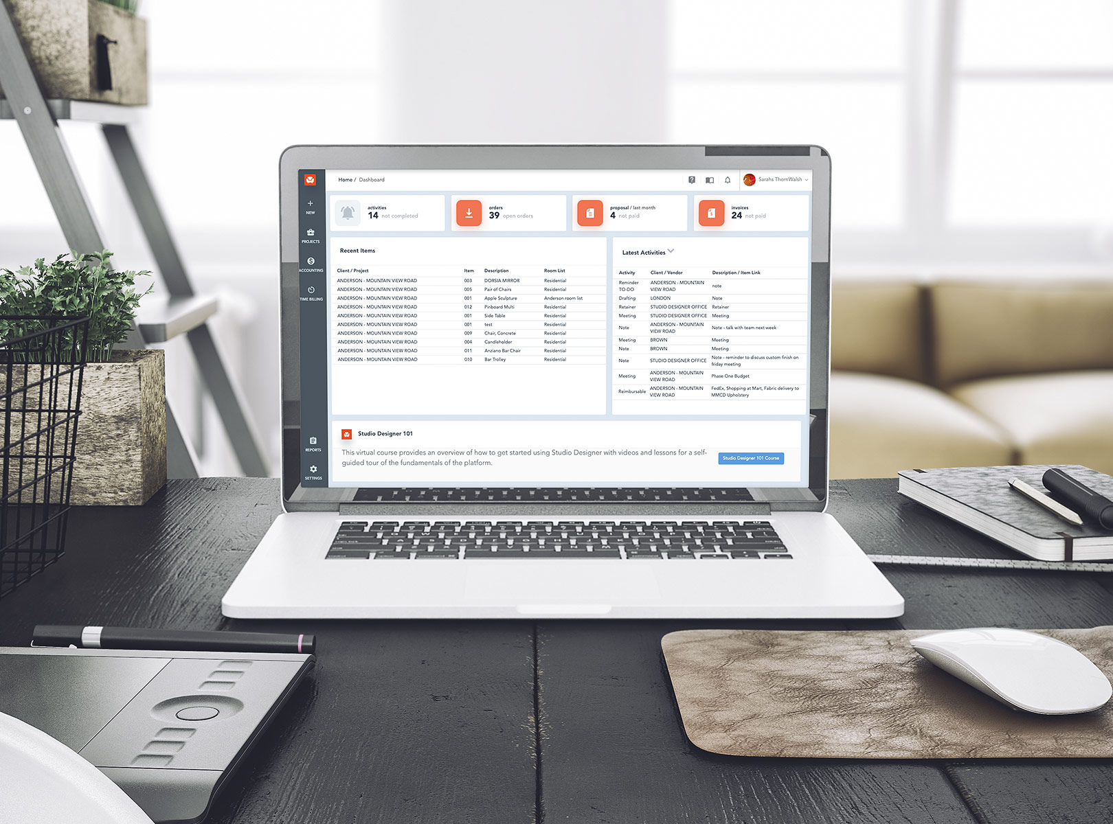 Digital Marketing Advertising Agency For Studio Designer B2b Saas Platform Professional
